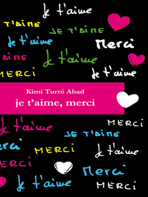 cover image of Je t'aime, merci